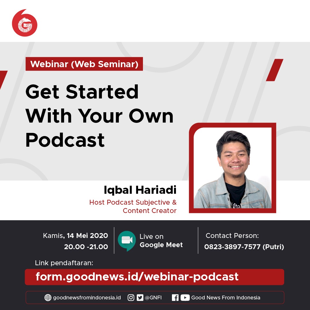 Kelas GNFI: Get Started With Your Own Podcast