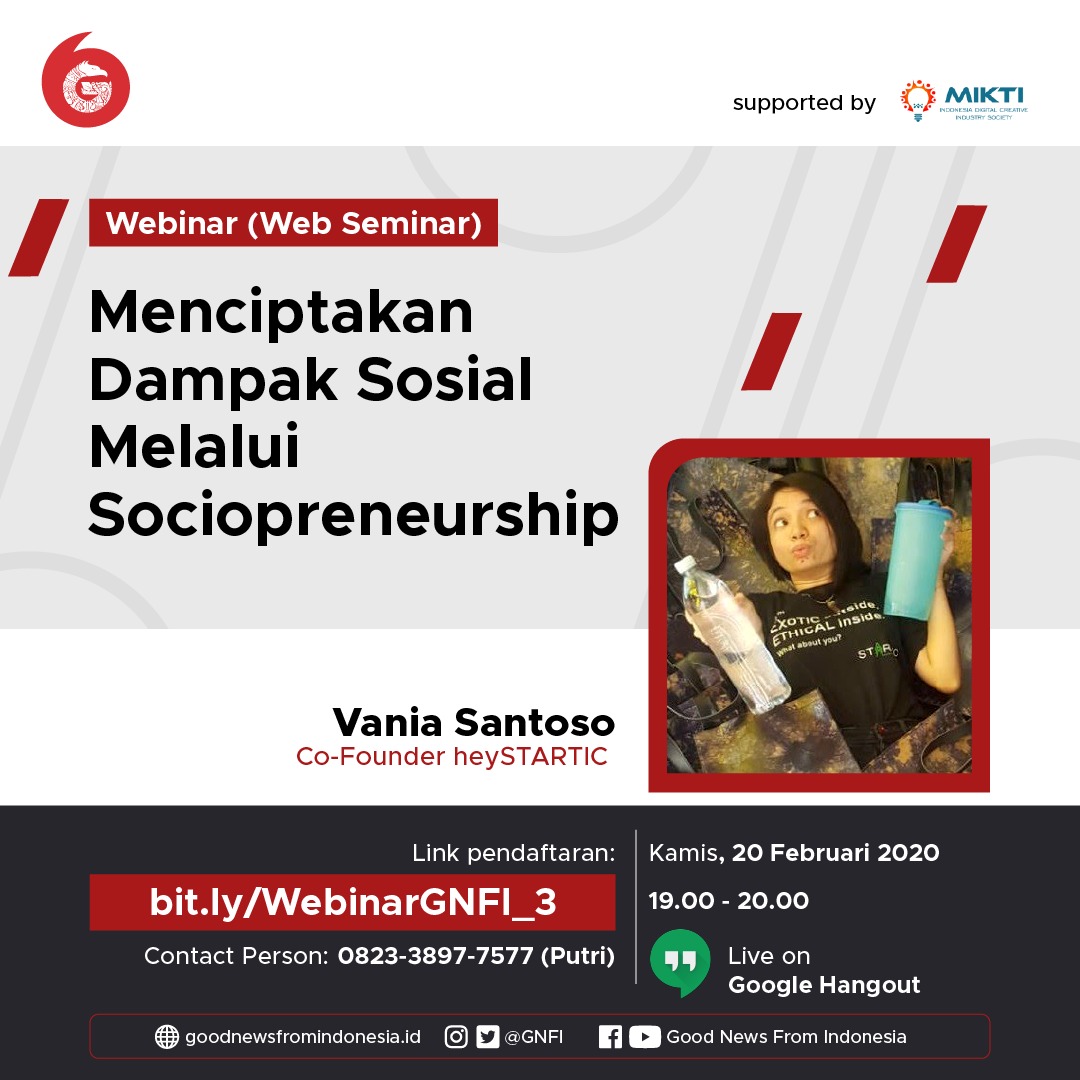 Kelas GNFI: Menciptakan Dampak Sosial Melalui Sociopreneurship