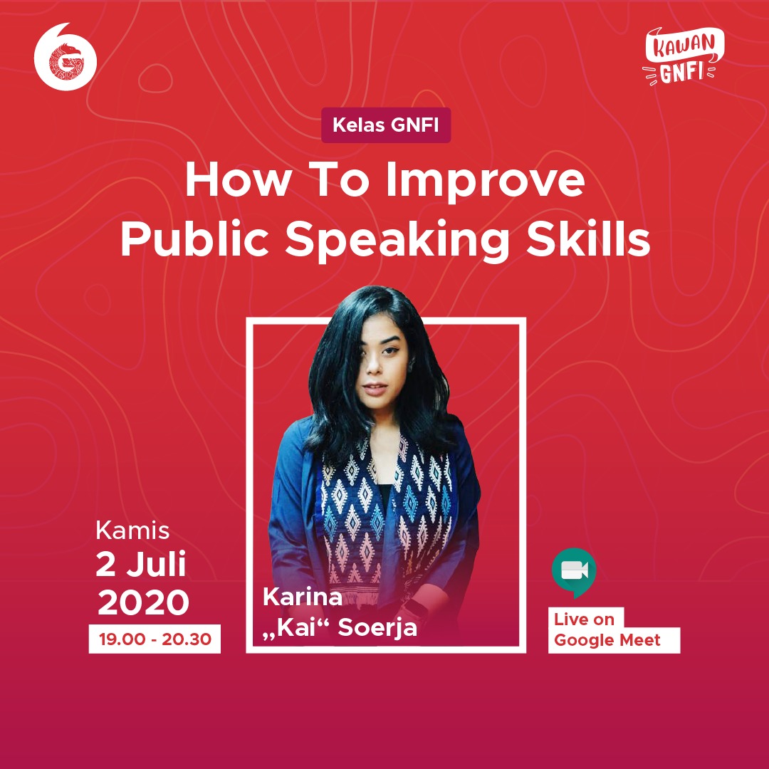 Kelas GNFI: How to Improve Public Speaking Skills