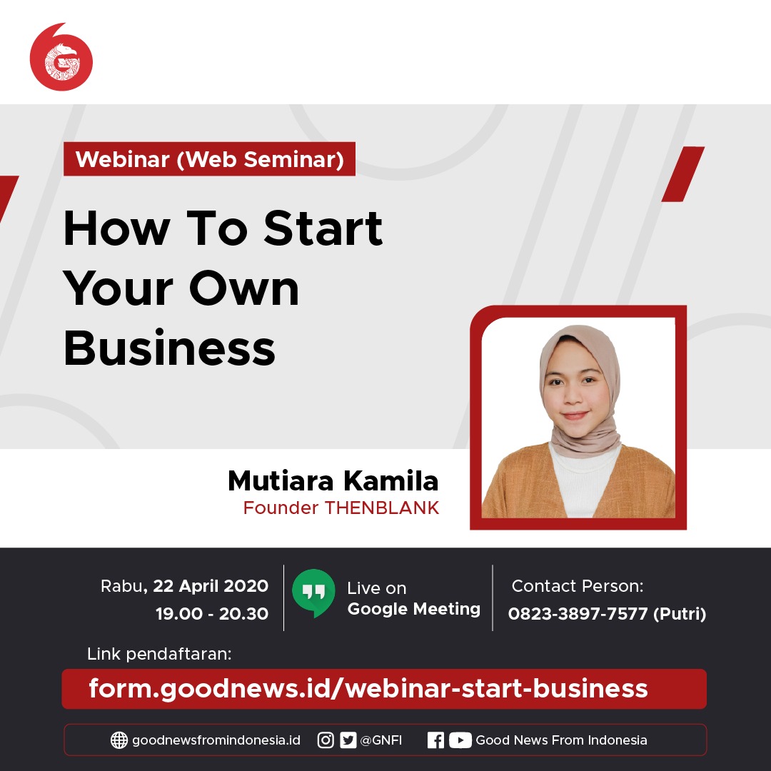 Kelas GNFI: How to Start Your Own Business